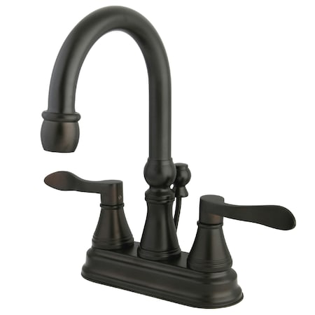 Kingston Brass 4" Centerset Bathroom Faucet, Oil Rubbed Bronze KS2615DFL